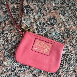 Limited Edition Coach Pink Wristlet